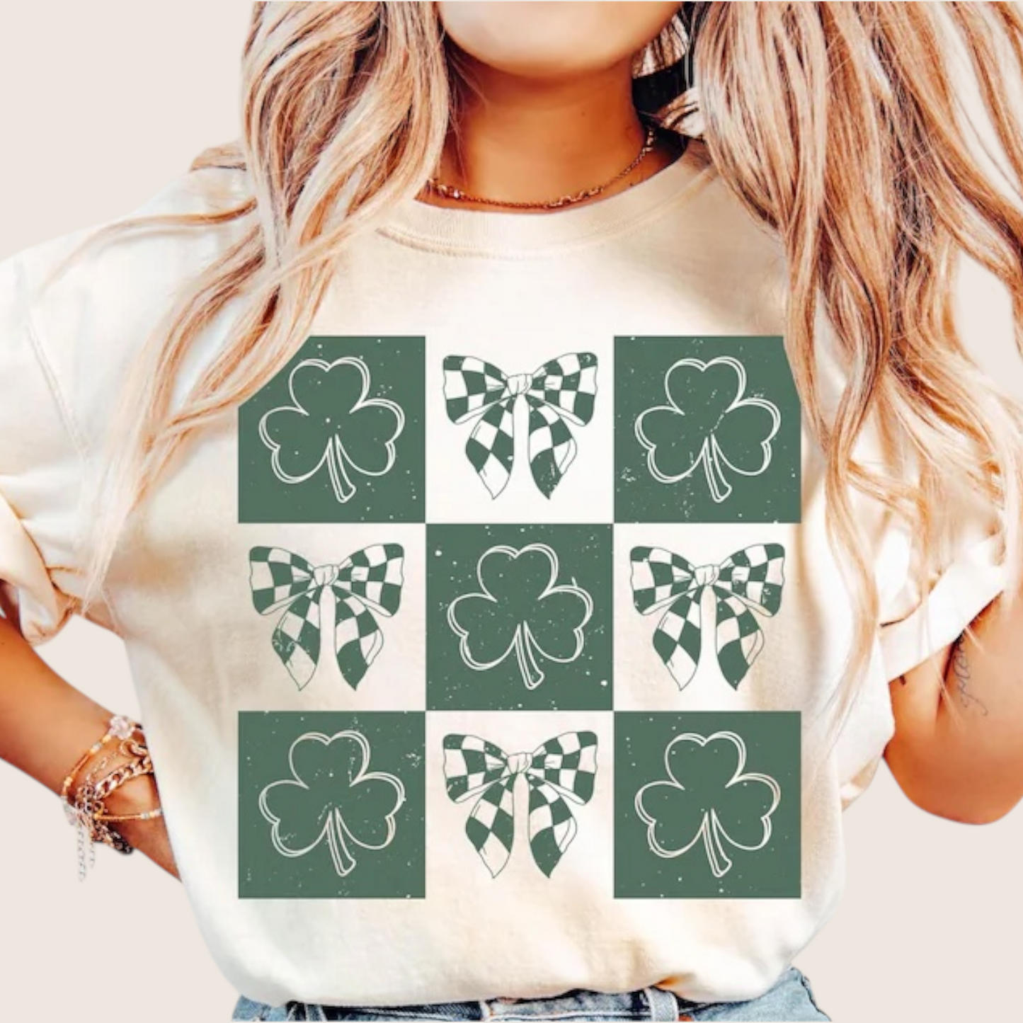 “T-Shirt Of The Week”-Checkered Bow Lucky Tee