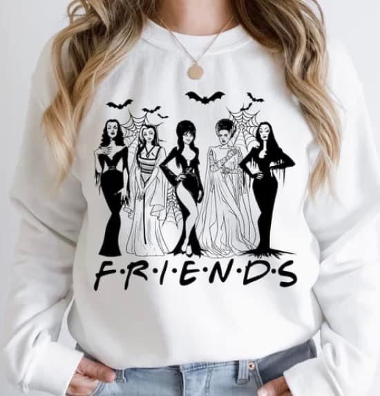 FRIENDS Halloween Crewneck Sweatshirt