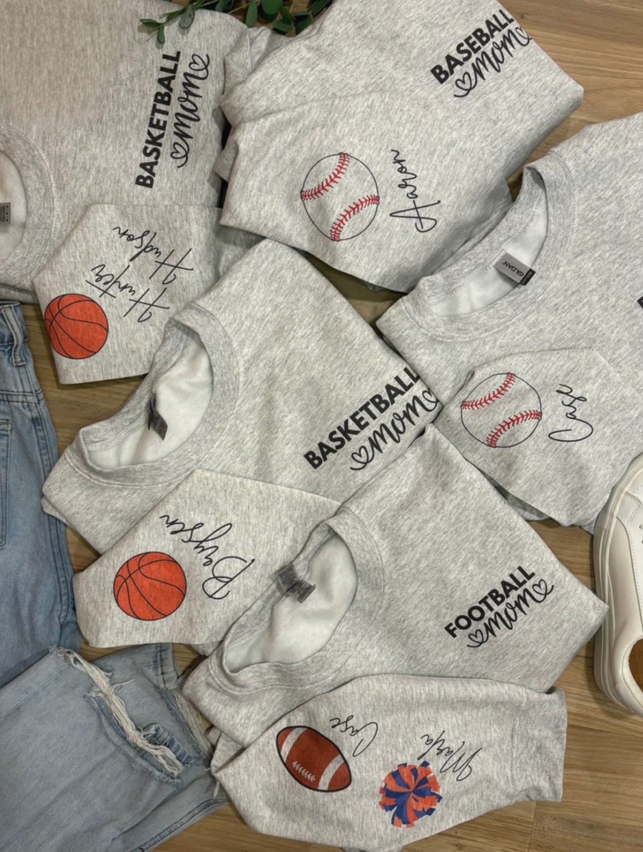 Custom Sports Mom- Tee or Sweatshirt