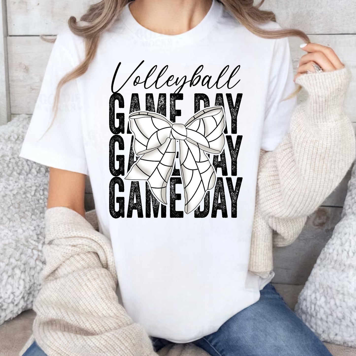 Game Day/Volleyball Tee or Sweatshirt