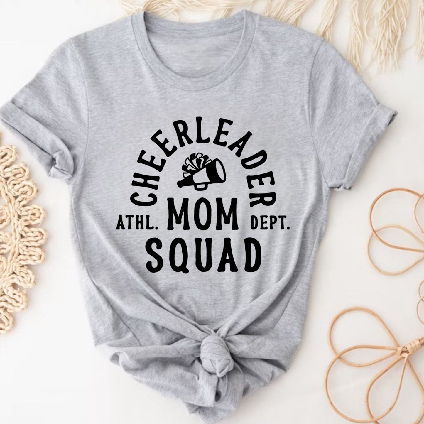 Cheerleader Mom Squad Tee or Sweatshirt