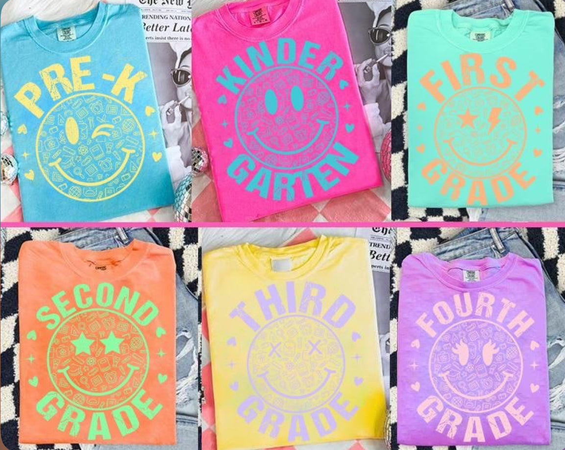 School Smiley Youth Tee