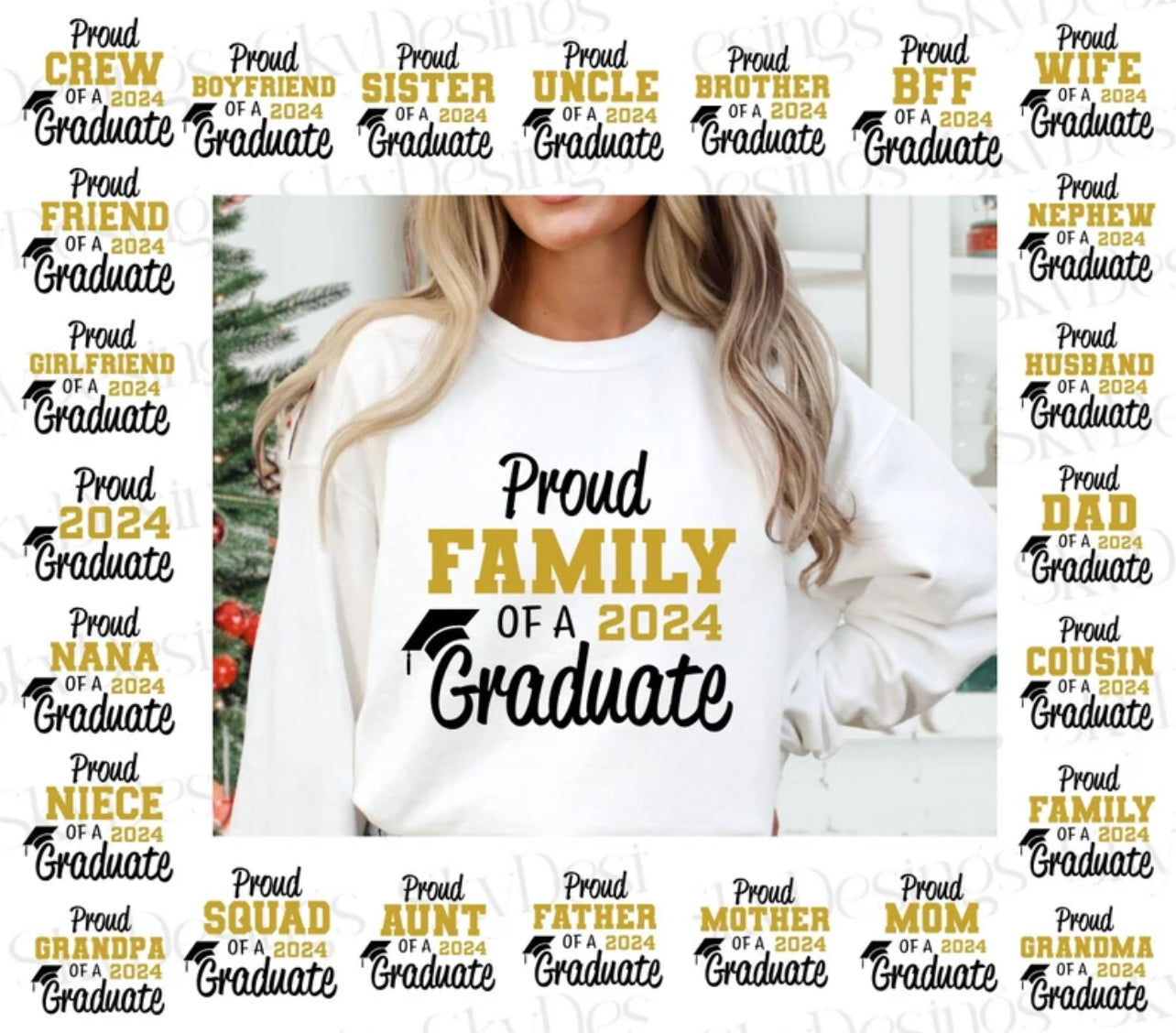 CUSTOMIZED-Family of 2024 Graduate Tee