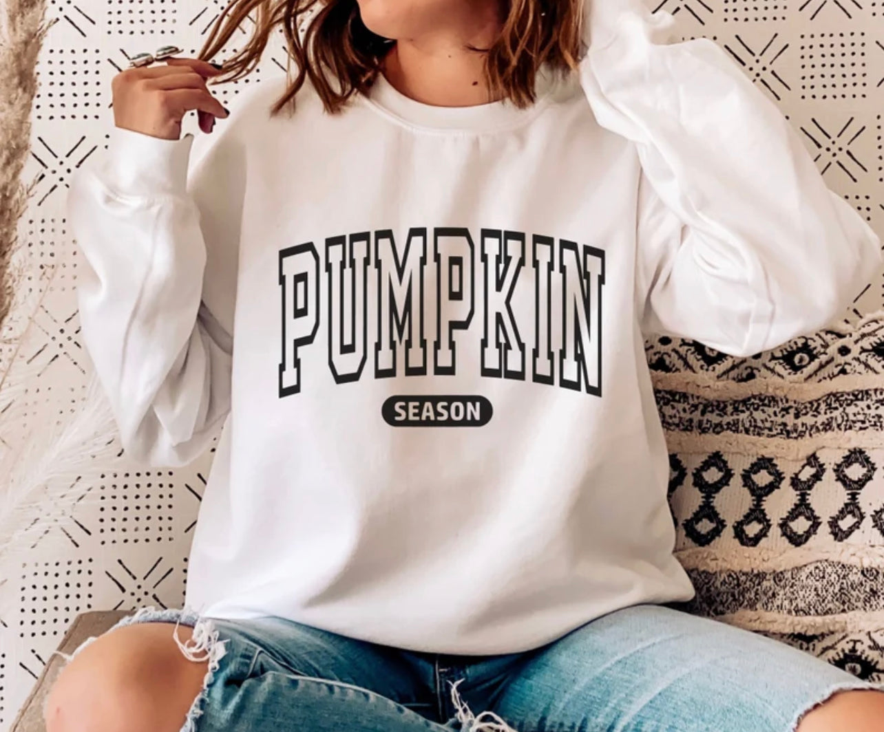Pumpkin Season Crewneck Sweatshirt