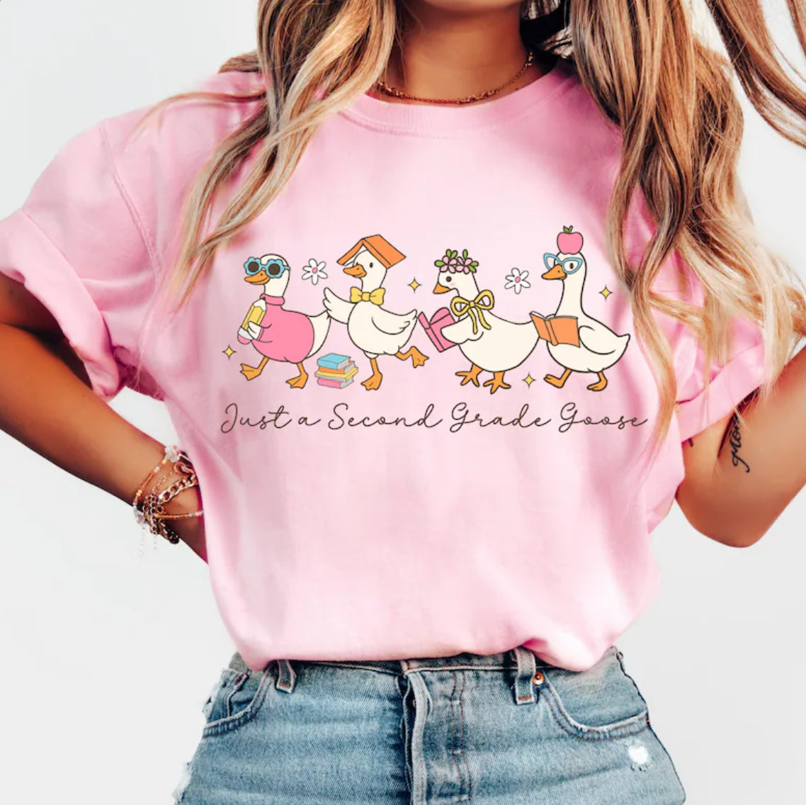 School Goose Tee