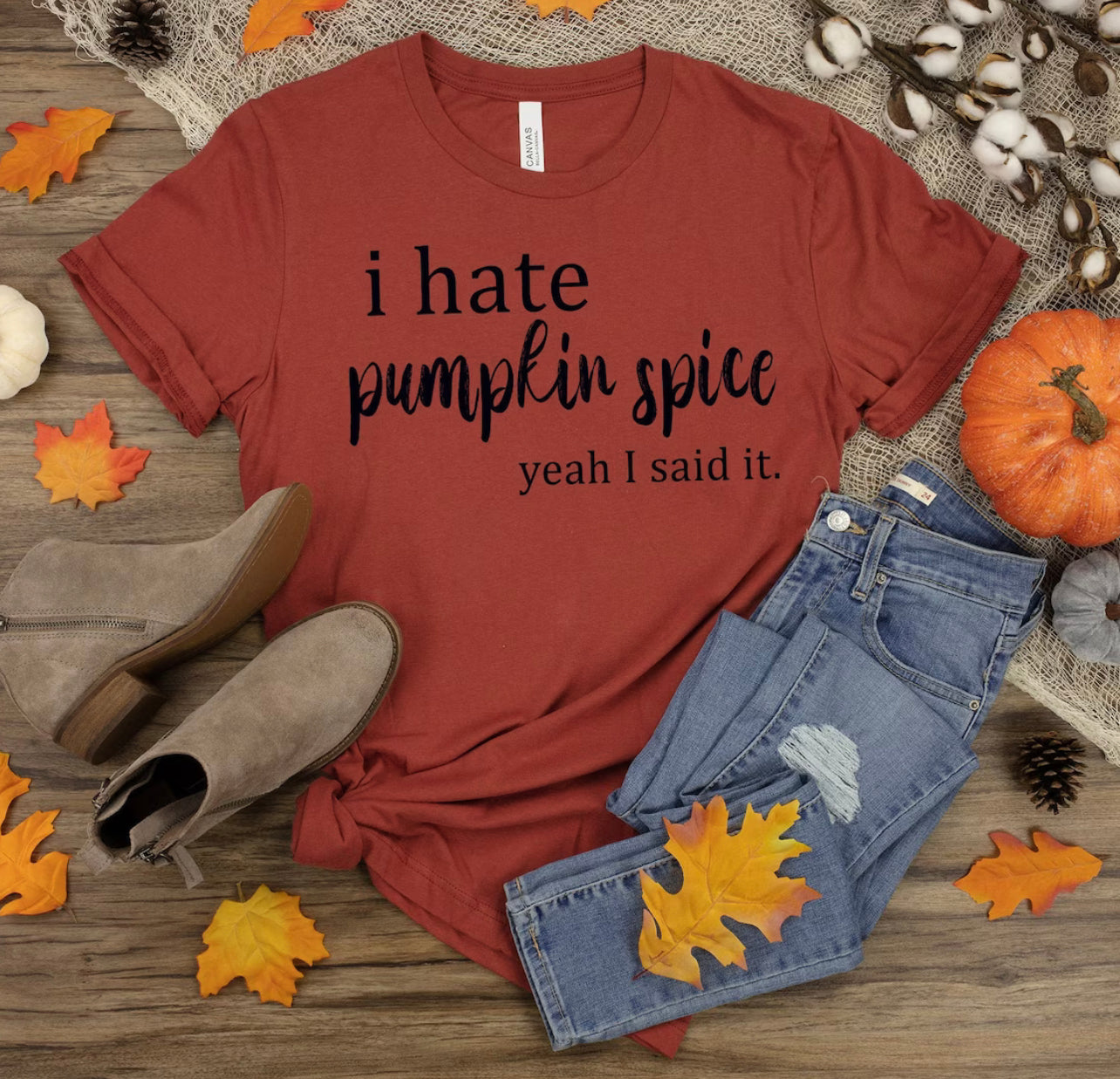 I Hate Pumpkin Spice Tee