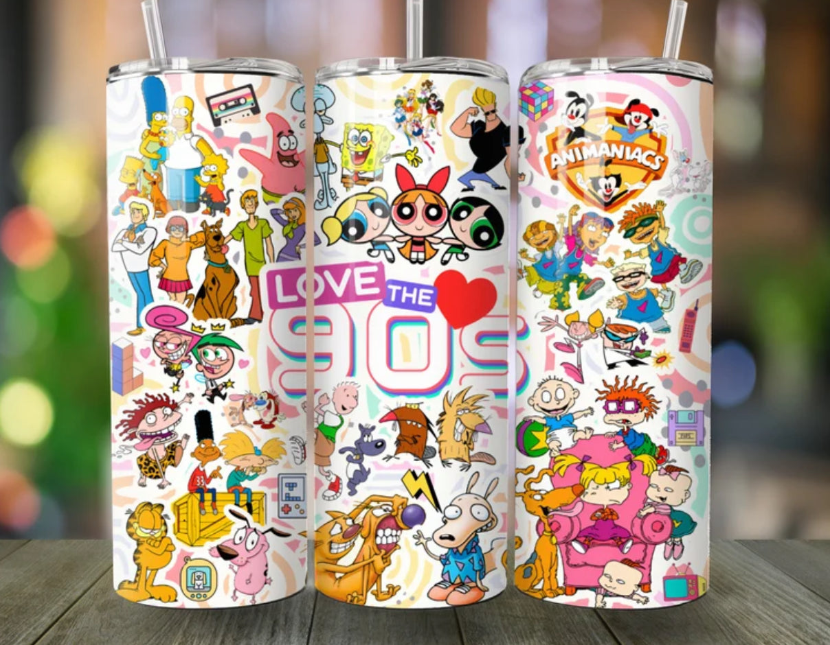 Love The 90s- 20oz Tumbler