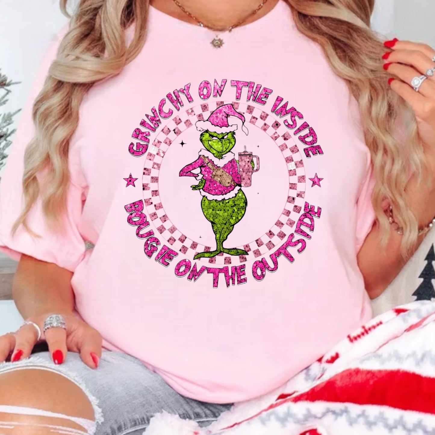 Boujie Christmas Tee or Crewneck Sweatshirt