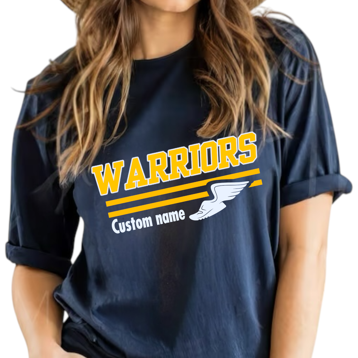 Custom Track and Field School Spirit Tee or Sweatshirt