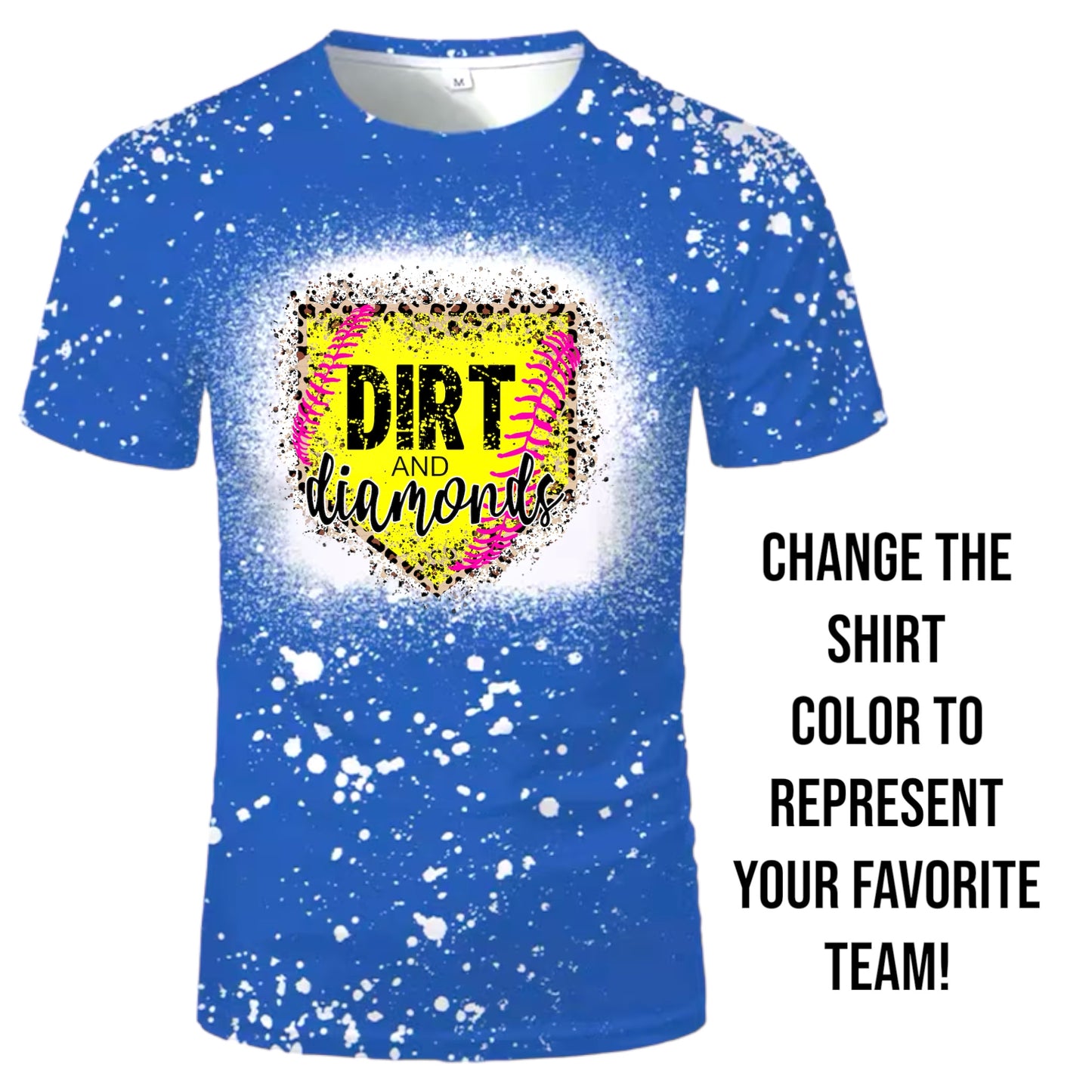 Dirt and Diamonds Softball Tee