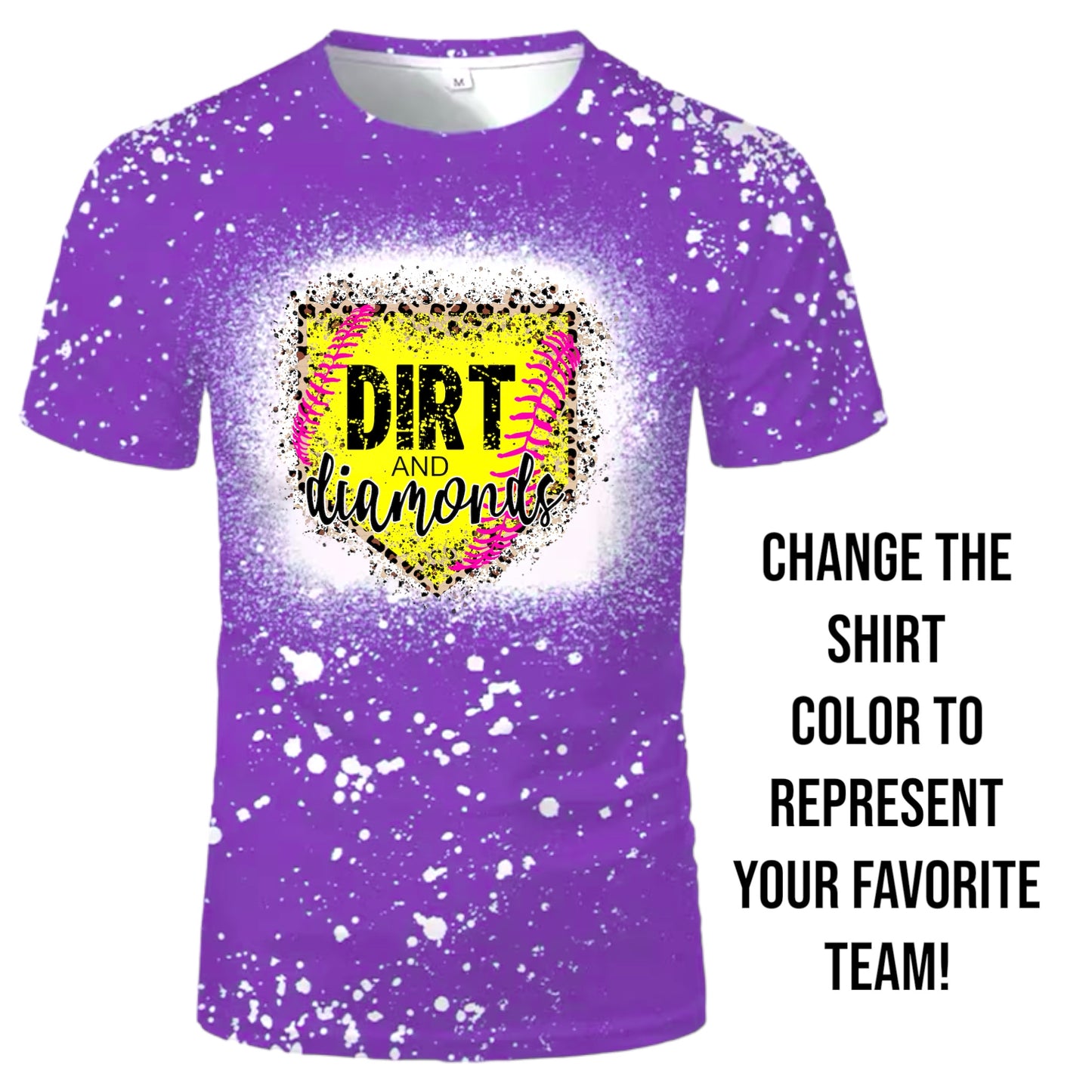 Dirt and Diamonds Softball Tee