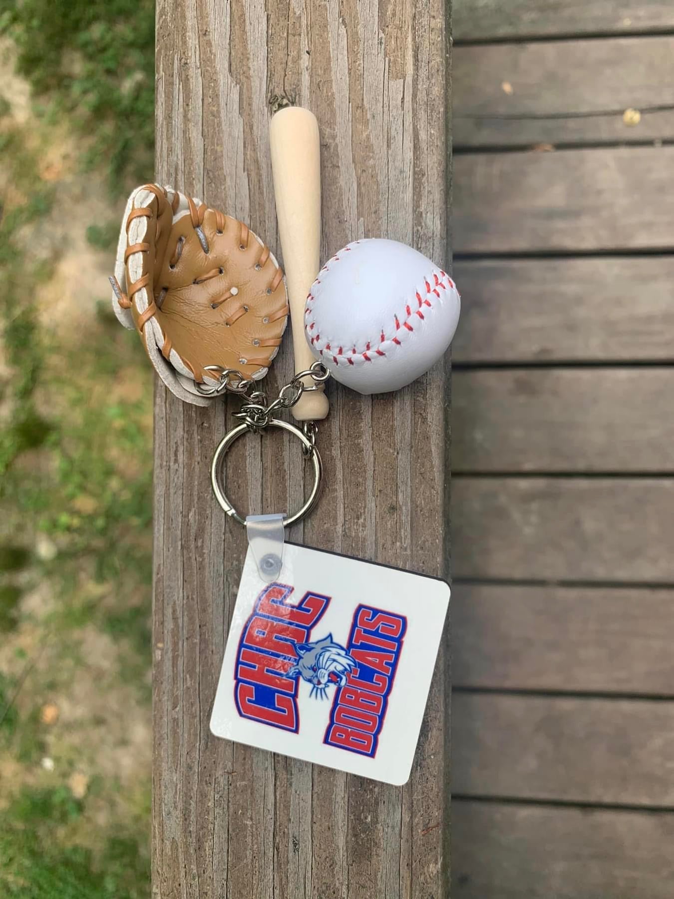 Custom Baseball Keychain