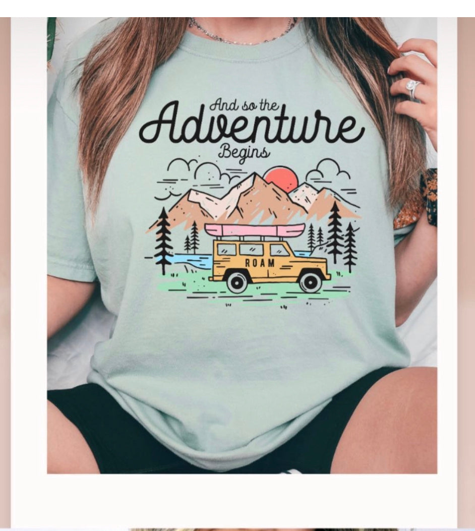 The Adventure Begins Tee