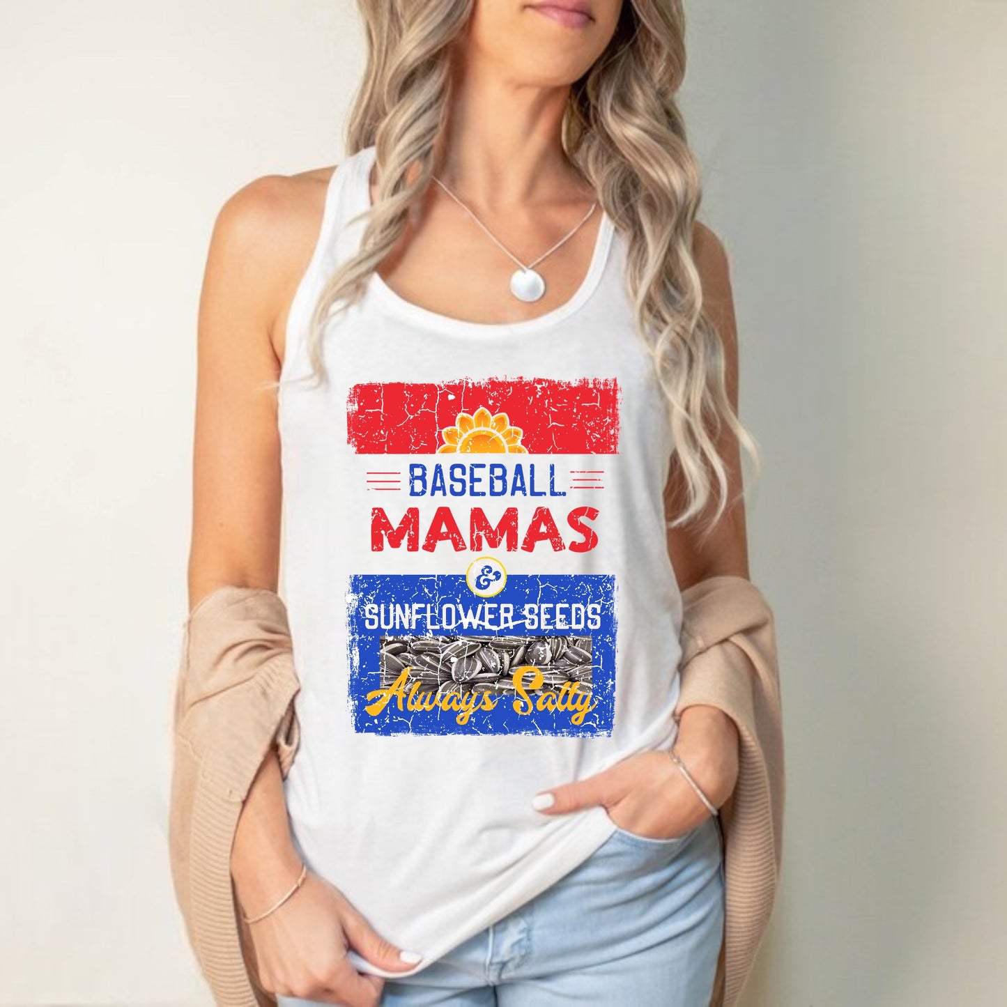 Baseball Mama Sunflower Seeds Tank or Tee