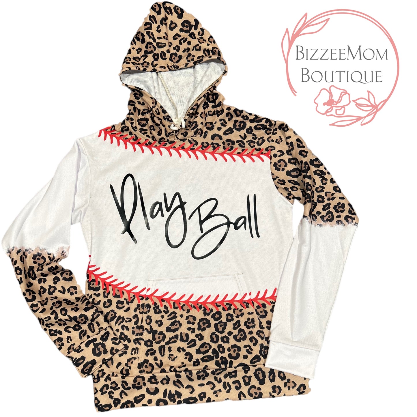 Baseball Cheetah Hoodie