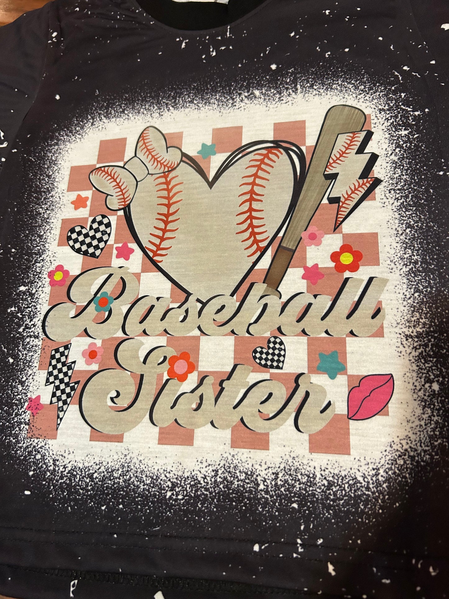 Baseball Sister Bleach Tee
