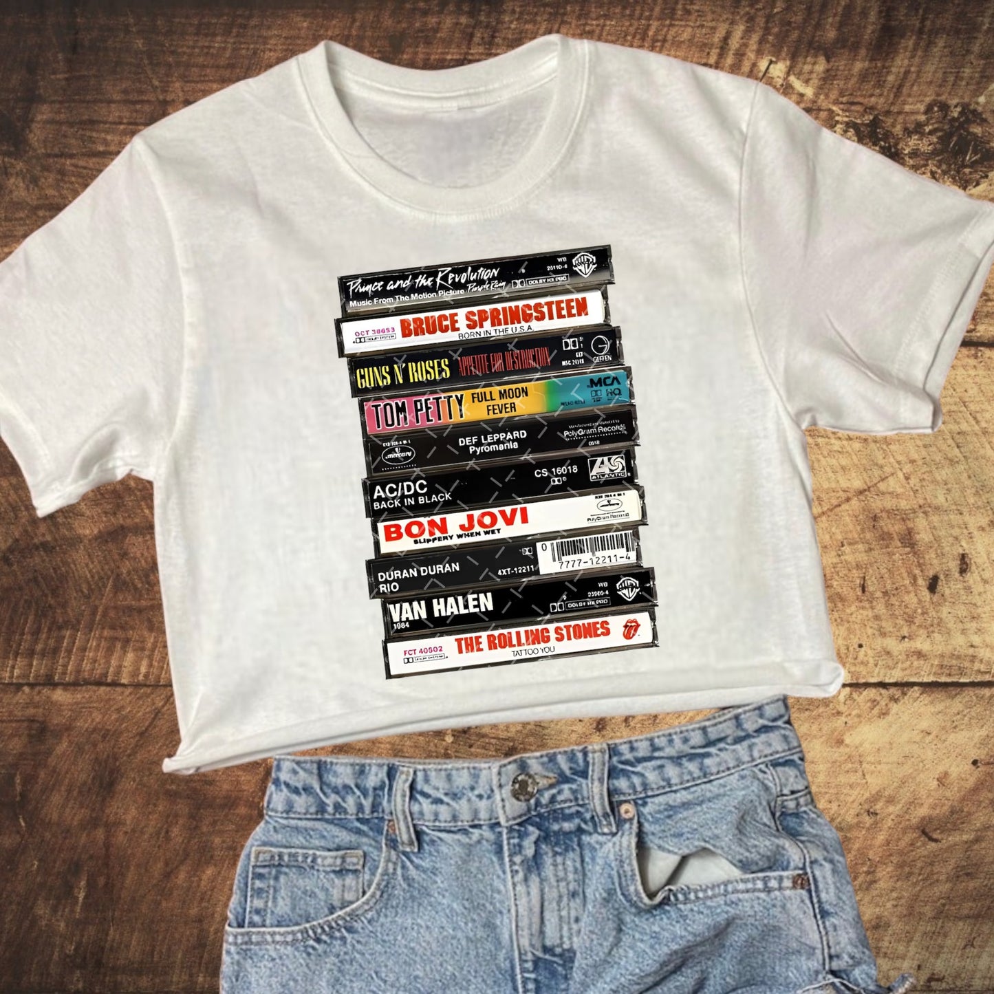 Cassette Tape Crop Top