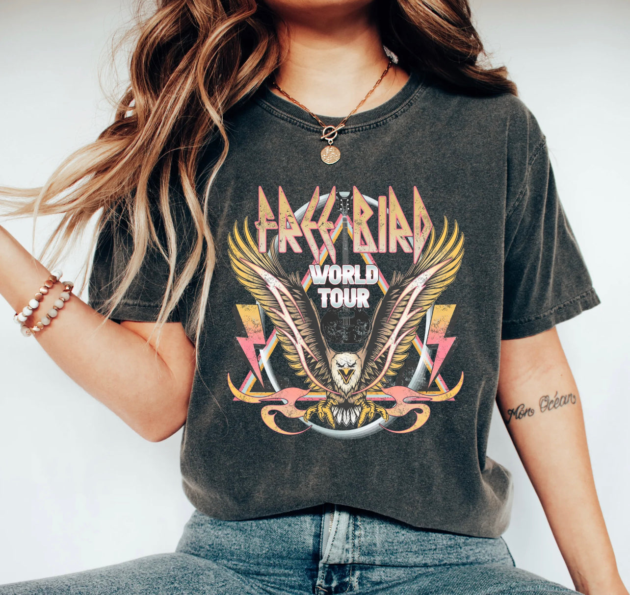 Free Bird Distressed Tee