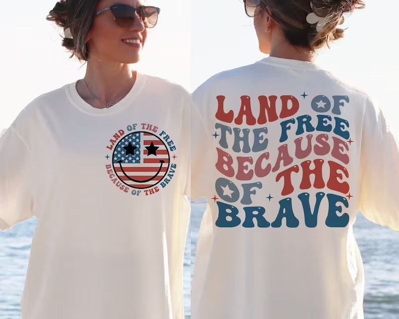 Land of the Free Retro Tee