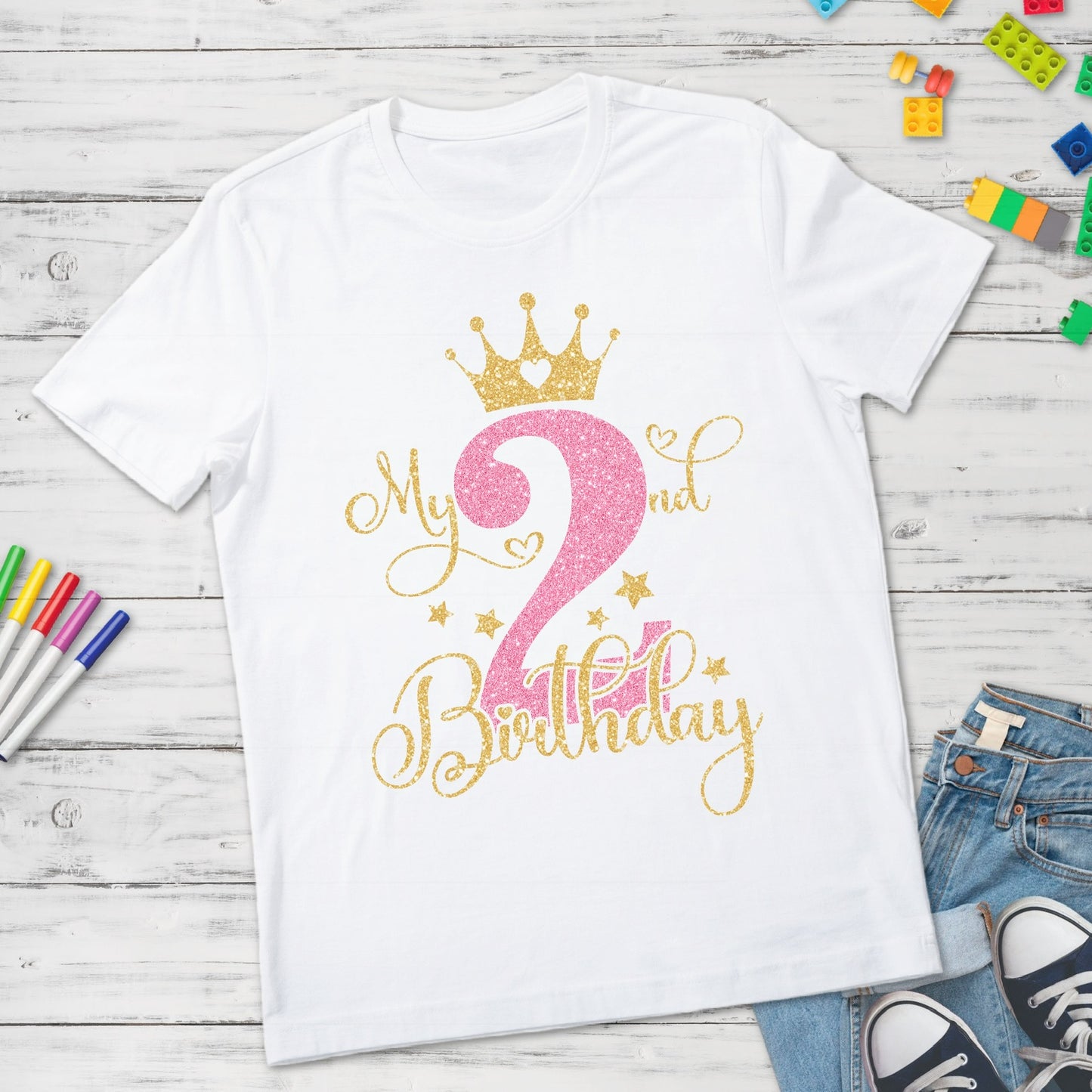 2nd Birthday Princess Youth Tee