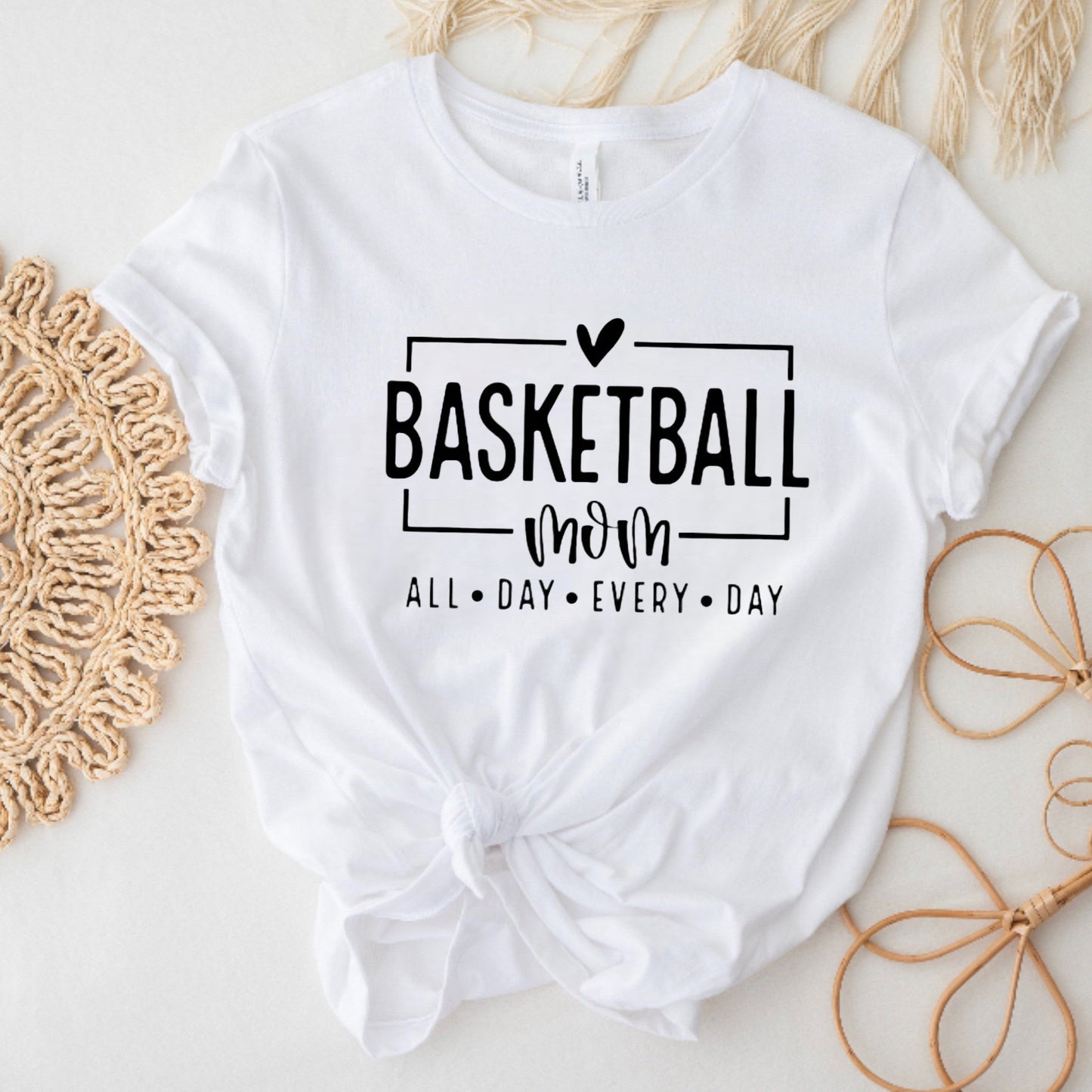 Basketball Mom Crewneck Sweatshirt or Tee