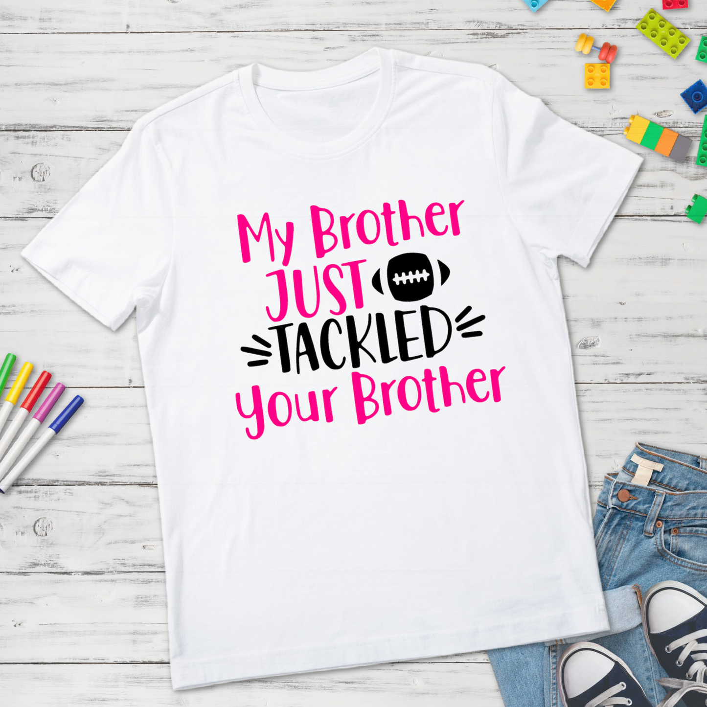 Big Brother Football Youth Tee