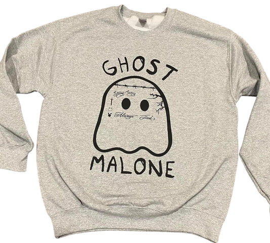 Ghost Malone Crewneck Sweatshirt