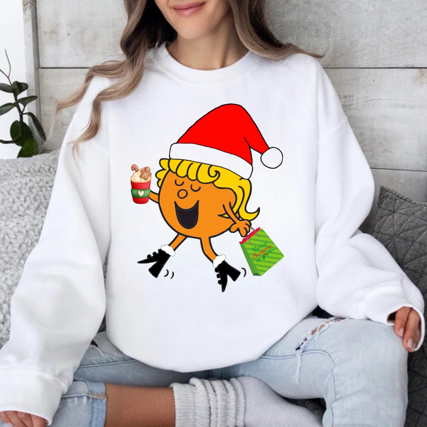 Lil Miss Shops Alot-Tee or Crewneck Sweatshirt