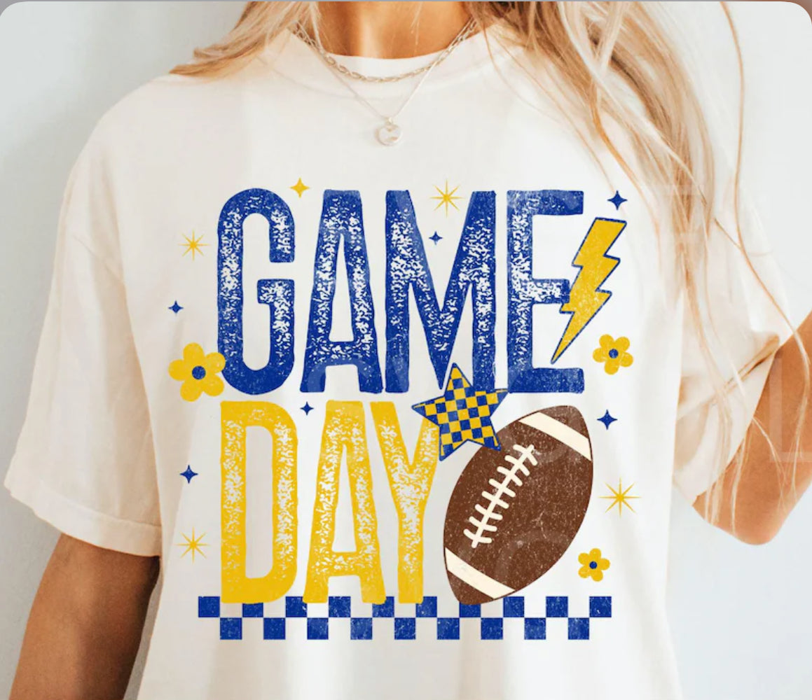 Retro Game Day FootballTee or Sweatshirt