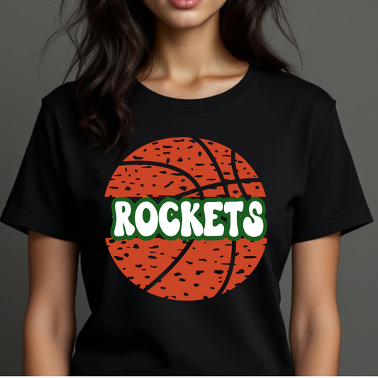 Custom Basketball Team Spirit Tee or Sweatshirt