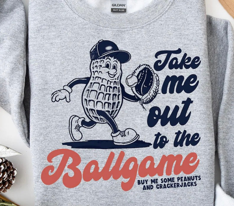 Take Me Out To The Ballgame Tee or Sweatshirt