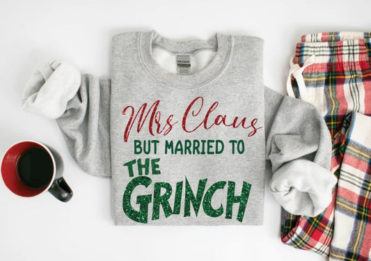 Mrs Claus-Tee or Crewneck Sweatshirt