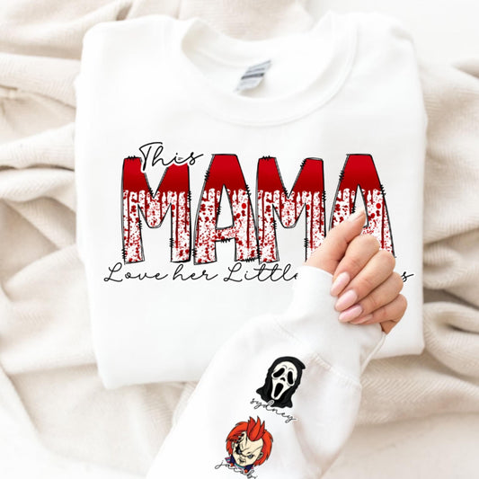 Mama’s Little Horrors-Customized Crewneck or Tee