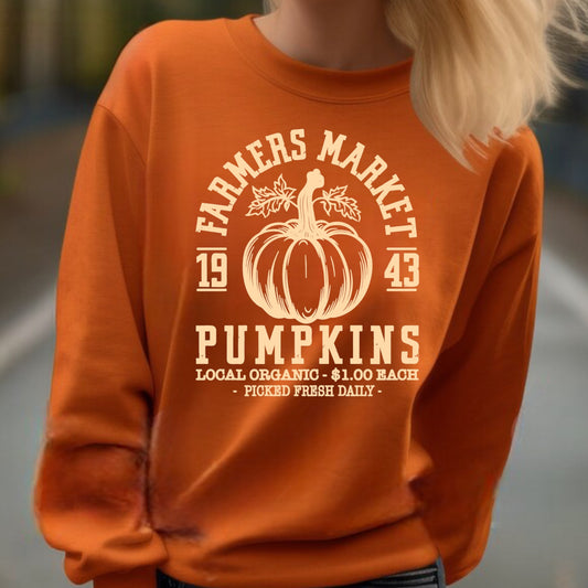 Farmers Market Crewneck Sweatshirt or Tee