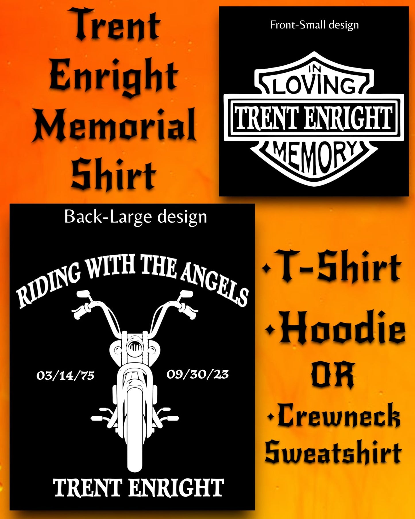Trent Enright Memorial Shirts