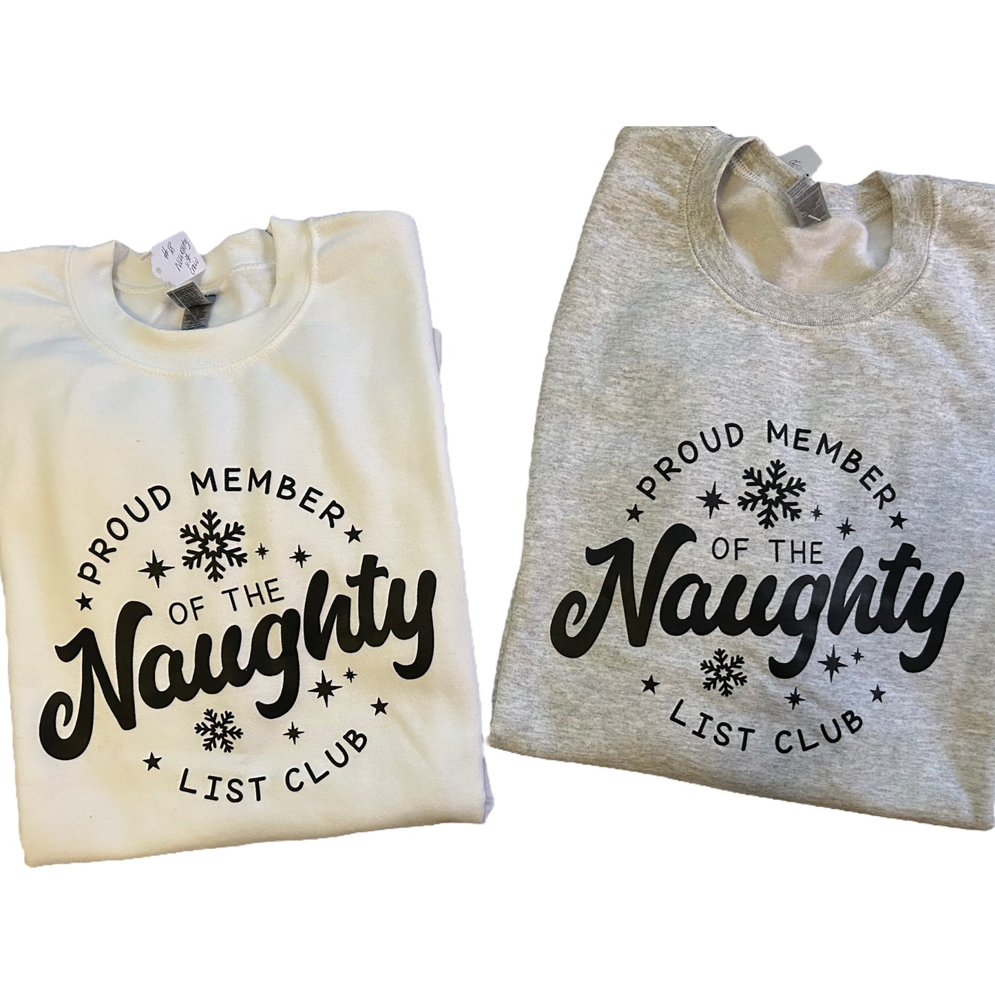 Naughty List Club-Tee or Crewneck Sweatshirt