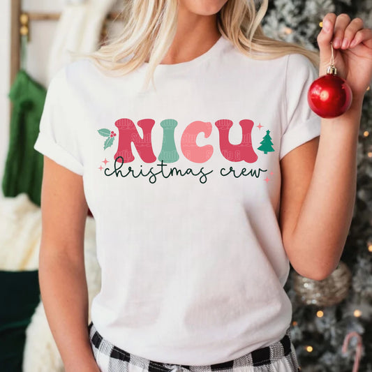 NICU Christmas Crew-Tee or Crewneck Sweatshirt
