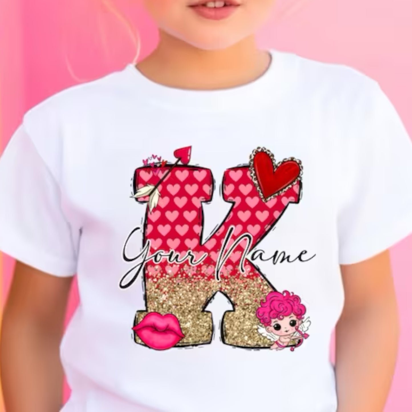 Personalized Valentine-Youth Tee or Crewneck Sweatshirt
