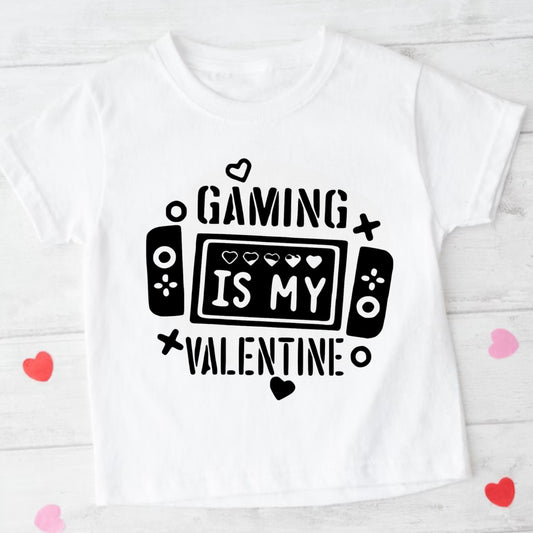 Gaming is My Valentine-Youth Tee or Crewneck Sweatshirt