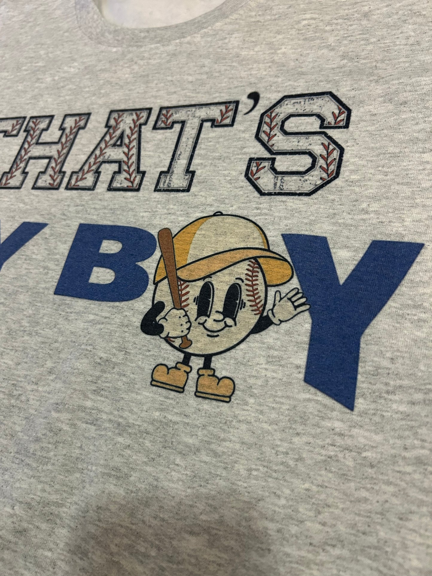 CUSTOMIZABLE “Thats My Boy”-Baseball Crewneck Sweatshirt or Tee