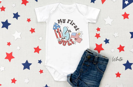 My First 4th of July Onesie