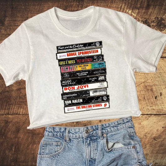 Cassette Tape Crop Top