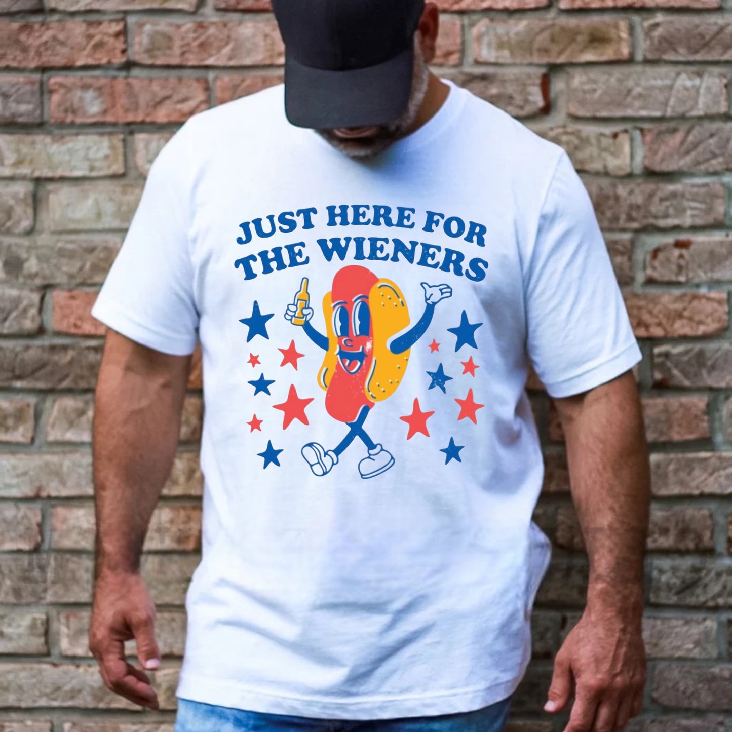 Just Here For the Wieners Tank or Tee