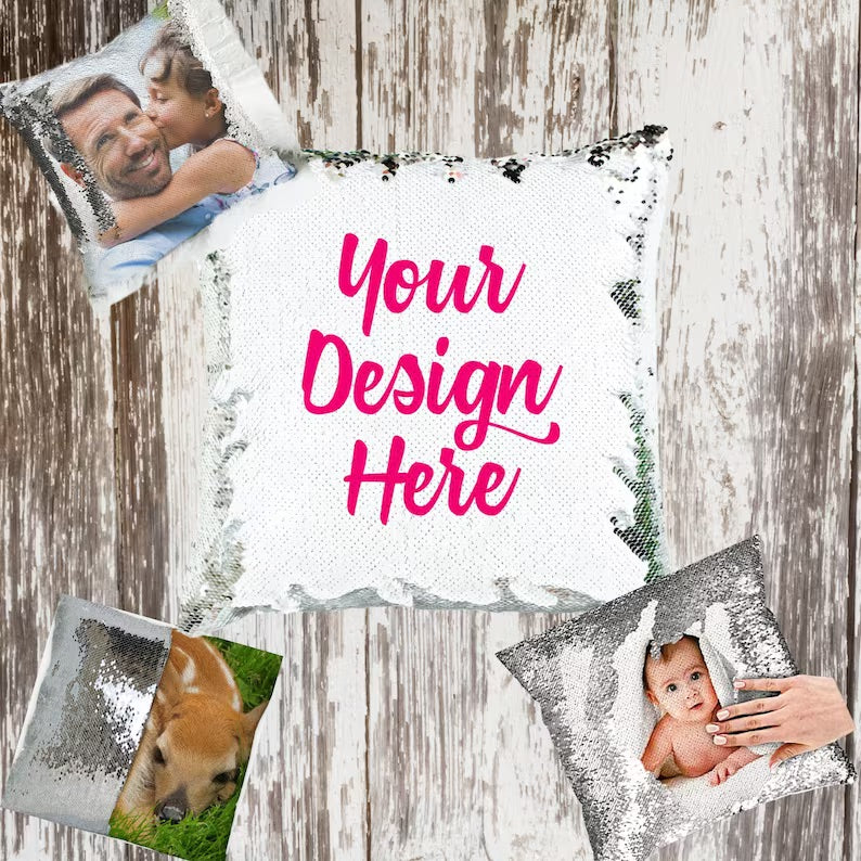 Personalized Sequin Pillowcase