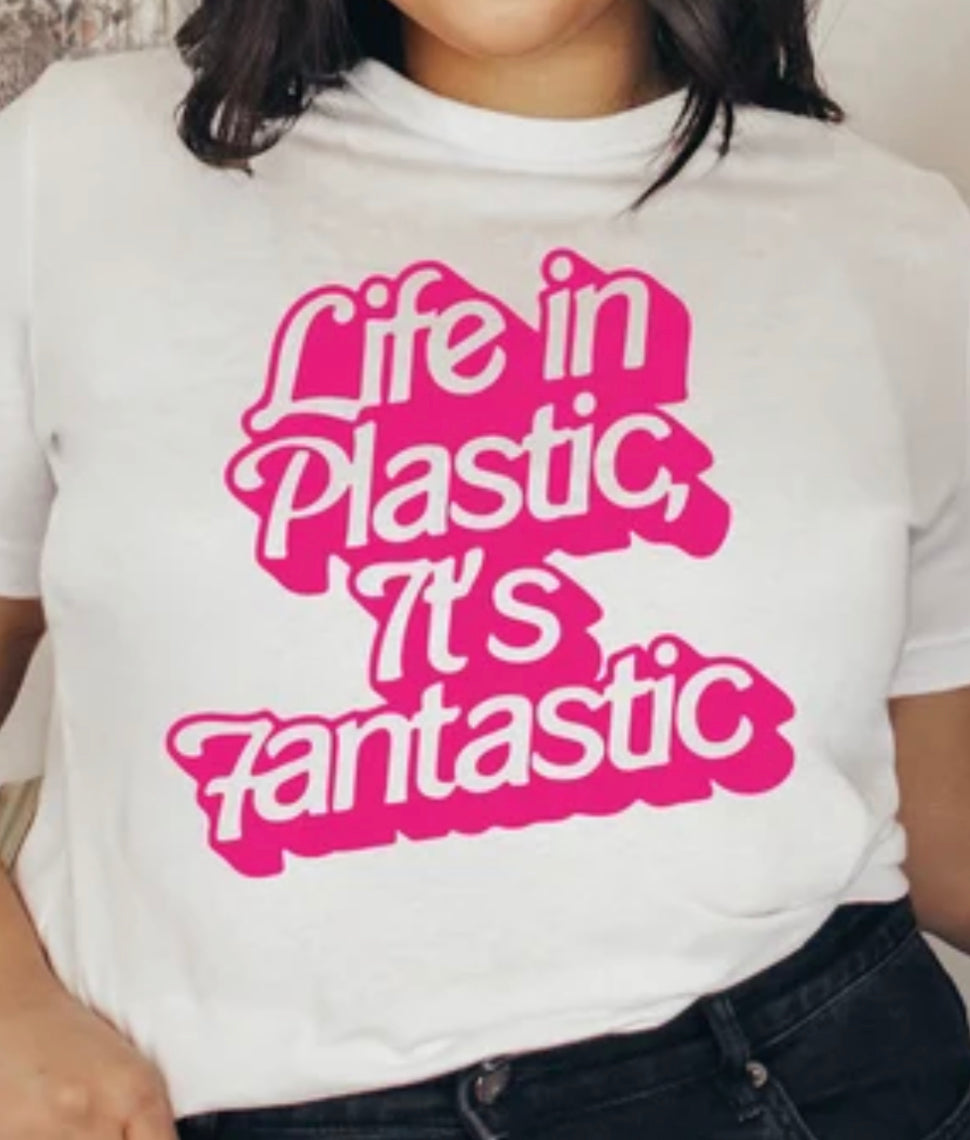Life In Plastic Tee or Crewneck Sweatshirt