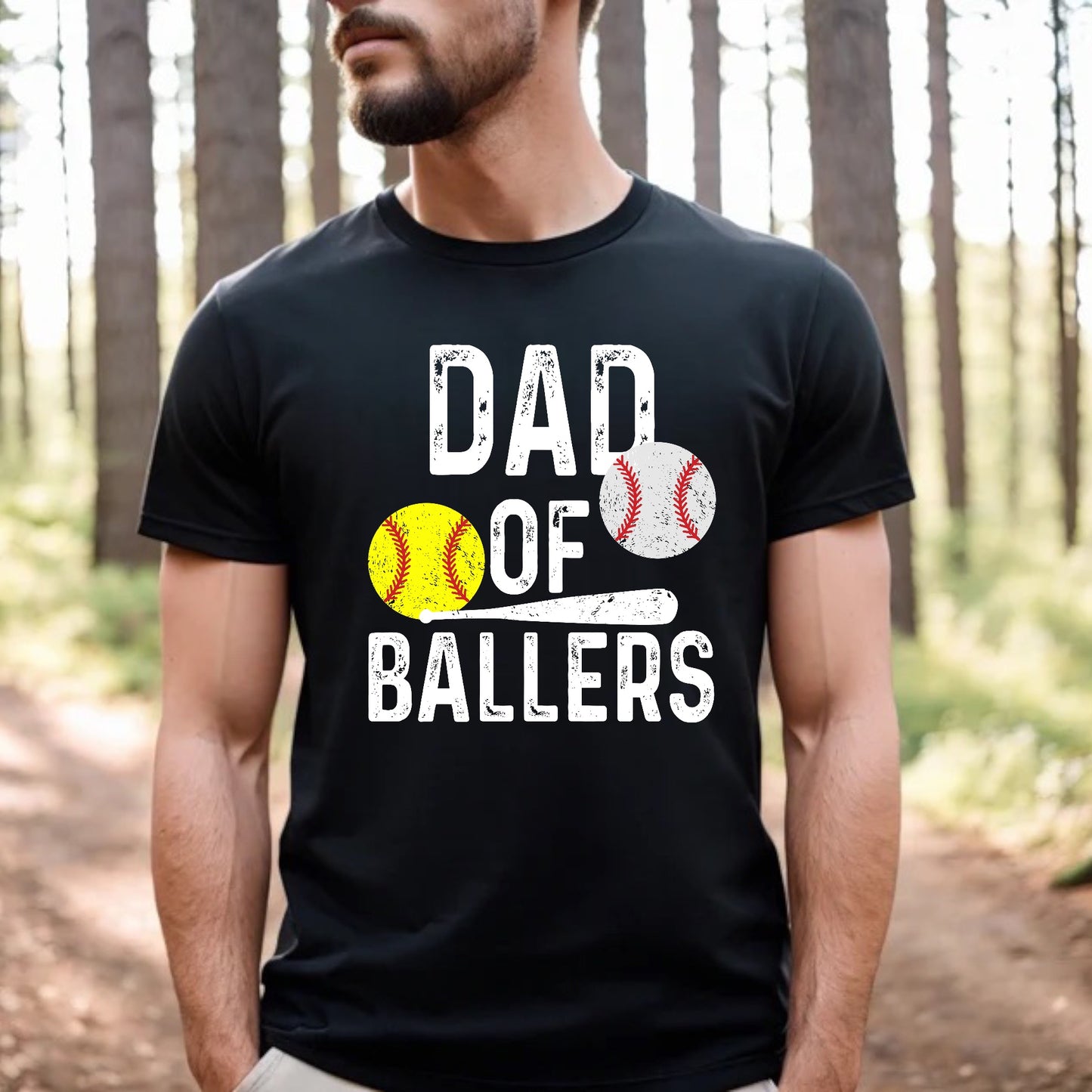 Dad of Ballers Tee