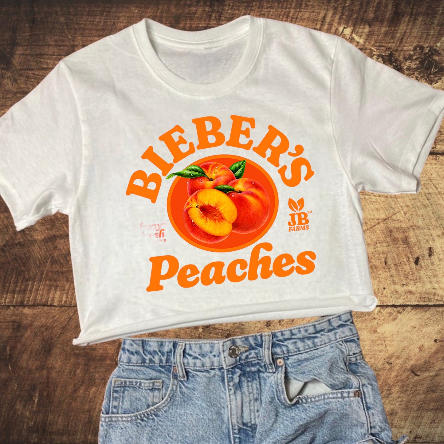 Peaches Crop Top