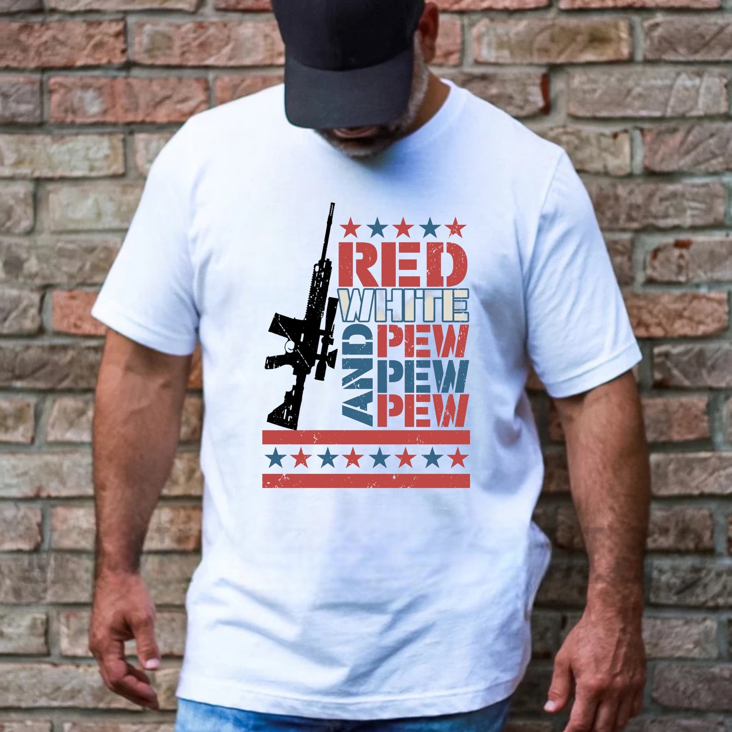 Red White & Pew Tee