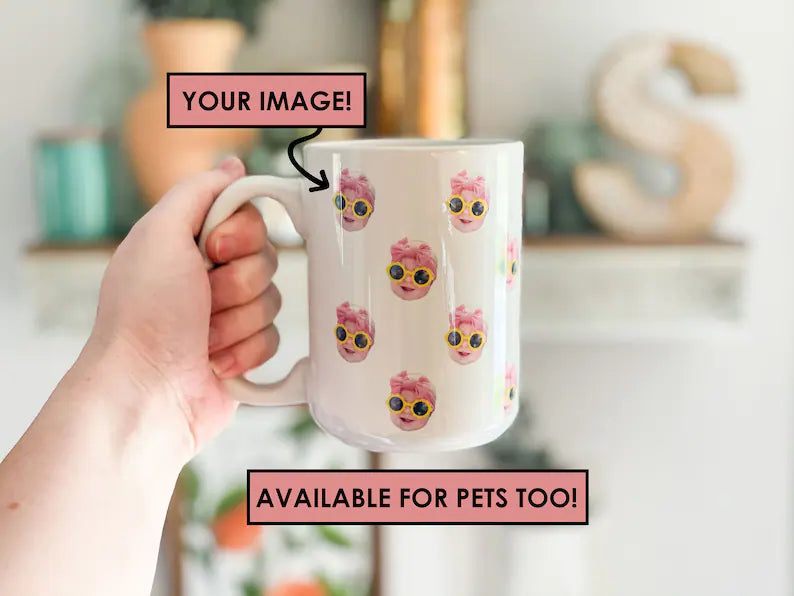 Your Baby’s Face or Pet Face Mug