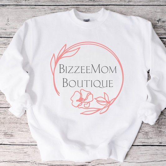 BizzeeMom Boutique Crewneck Sweatshirt or Tee